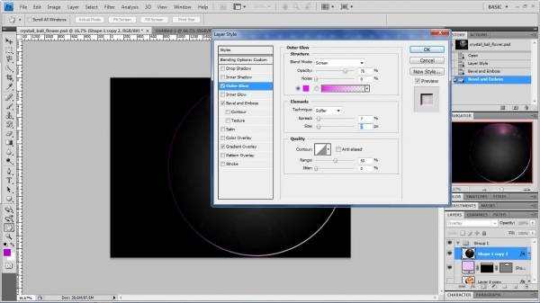 Creation of sphere of life: Step 10